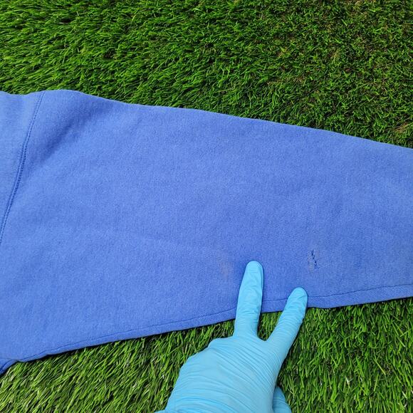 VTG 90s Fruit of the Loom USA Made Boxy Fit College Crewneck Mens Large - Picture 8 of 11